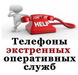 Список контактных телефонов для экстренных вызовов при чрезвычайных ситуациях на массовых мероприятиях